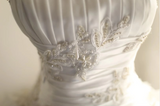 Retro palace irregular halter neck tulle layered ruffled A-line wedding dress HZ1022