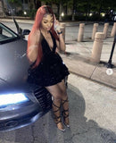 Sexy 17th Birthday Dresses Short Red Homecoming Dresses Birthday Outfits HZ1022