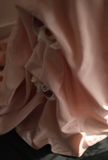 Retro Princess Pink Tube Top Irregular Puff Wedding Dress HZ1022