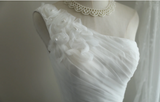 Elegant white flower retro palace slim fishtail tulle wedding dress HZ1022