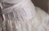 Princess Pink Tube Top Irregular Skirt Pleated Lace Edge Puffy Wedding Dress HZ1022