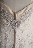 Retro palace soft light pink skirt cake layered wedding dress HZ1022