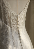 Vintage off-shoulder palace lace wedding dress HZ1022