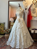 Princess Strapless Thick Satin Bowknot Hollow Design Back Tie Floor Length Wedding Dress HZ1022