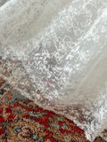 Vintage Strapless Rose Embroidery Wedding Dress with Train HZ1022