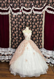 Moonlit Rose Heart-Shaped Neck Wedding Dress for Opening Ceremony with Floor-Length Skirt HZ1022