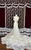 Elegant One Shoulder High Skirt Mermaid Lace Wedding Dress HZ1022