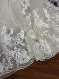 Elegant One Shoulder High Skirt Mermaid Lace Wedding Dress HZ1022
