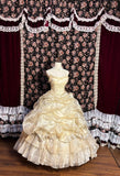 Sweet Princess Strap Cake Skirt Floor-Length Wedding Dress HZ1022