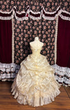 Sweet Princess Strap Cake Skirt Floor-Length Wedding Dress HZ1022