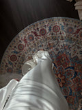 Vintage Lazy Long Sleeve Satin Mermaid Wedding Dress HZ1022