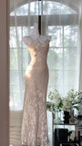Elegant Pink Chiffon Mermaid Strap Evening Gown Prom Dress HZ1022