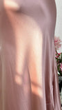 Gentle Pink Strap Satin Mermaid Evening Gown Prom Dress HZ1022