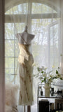Flowy One Shoulder Chiffon Beaded Elegant Prom Dress HZ1022