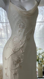 Pure and Elegant Chiffon Strap Beaded Mermaid Prom Dress HZ1022