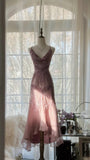 Stunning Purple Backless Beaded Chiffon Long Prom Dress HZ1022