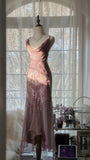 Stunning Purple Backless Beaded Chiffon Long Prom Dress HZ1022
