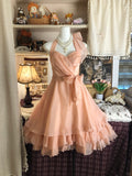 Sweet And Cute Halterneck Pink A-line Homecoming Dress HZ1022
