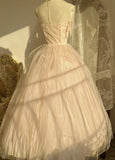 Cute Pink Halter Neck Sleeveless Tulle Puff Prom Dress HZ1022