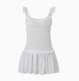 Sexy Low-cut Earrings Sling Pleated Slim Fit A-line Homecoming Dress HZ1022
