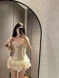 Cute Princess Bandeau Fishbone Mini 17 Years Old Homecoming Dress HZ1022
