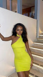Sexy Bias-cut Halter Neck Ribbon Sleeveless Backless Slim Fit 17th Birthday Homecoming Dress HZ1022