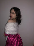 Cute Hot Pink Bandeau Satin Bow 17th Birthday Homecoming Dress HZ1022