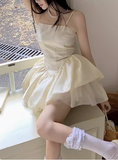 Cute Waist Strap Flower Bud Birthday Dress Homecoming Dress HZ1022