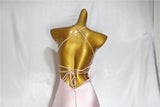 Sexy Birthday Dresses Pink Halter Prom Dresses Birthday Outfits HZ1022