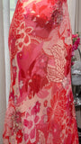 Beautiful Printed V-neck Strapless Chiffon Mermaid Prom Dress HZ1022