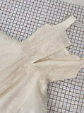 Sweet Suspender Square Neck Tie Mesh Puffy Birthday Skirt Homecoming Dress HZ1022