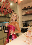 Sexy Pink Sequin Hip 21st Birthday Homecoming Dress HZ1022