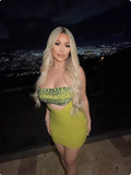 Sexy Rhinestone Chest-wrapped Hollow Hip 21st Birthday Homecoming Dress HZ1022
