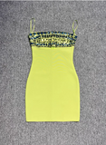 Sexy Rhinestone Chest-wrapped Hollow Hip 21st Birthday Homecoming Dress HZ1022