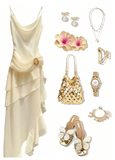 Elegant Chiffon Ivory Strap Irregular Birthday Dress Homecoming Dress HZ1022