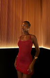 Sexy Red Suspender Slim Birthday Short Skirt Homecoming Dress HZ1022