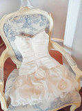 Cute Suspender 3D Flower Tulle Hip Wrap 17th Birthday Homecoming Dress HZ1022