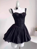 Sweet Fishbone Suspender Princess Birthday Tutu Homecoming Dress HZ1022