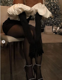 Elegant Off The Shoulder 17th Birthday Dresses Black Birthday Outfits HZ1022