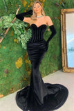 Mermaid Sweetheart Sleeveless Floor-length Prom Dress HZ1022