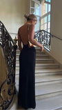 Sexy Mermaid Backless Evening Prom Dress 22th Birthday Outfits HZ1022
