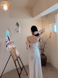Simple A-Line Prom Dresses Maxi Dress 22th Birthday Outfits HZ1022