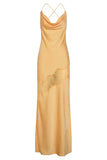 Elegant Mermaid Straps Lace Hollow Out Maxi Dress 22th Birthday Outfits HZ1022