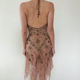 Beautiful Halter Birthday Short Party Dresses Lace Prom Dresses HZ1022