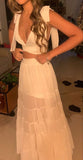 Sexy 2 Pieces White Prom Dress 21th Birthday Outfits HZ1022