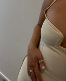 Sexy Mermaid Satin Straps Prom Dress 21th Birthday Outfits HZ1022