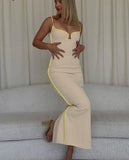 Sexy Mermaid Satin Straps Prom Dress 21th Birthday Outfits HZ1022
