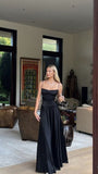Sexy Mermaid Spaghetti Straps Black Birthday Dress 22th Birthday Outfits HZ1022