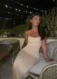 Sexy Spaghetti Straps Champagne Birthday Dress 22th Birthday Outfits HZ1022
