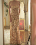 Mermaid Long Prom Dress New Arrival Sexy Floral Lace Evening Dress HZ1022